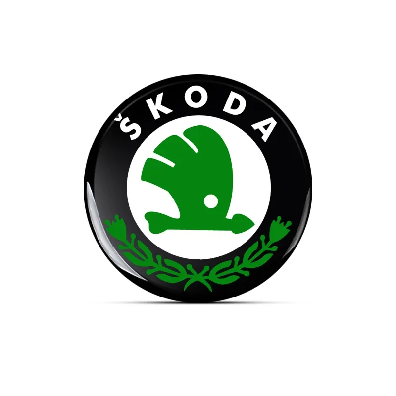 14mm Car Remote Key Emblem Badge Radio button Sticker For Skoda Octavia MK2 MK1 2 3 A5 A7 A8 Fabia Karoq Superb Rapid Kamiq