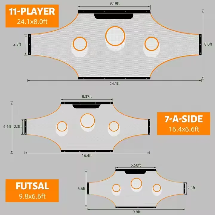 Soccer Goal Target Professional Soccer Training Equipment Portable Soccer Target Net