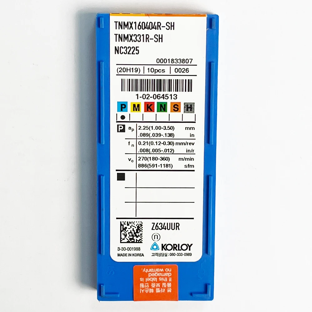 Huazhicheng الأصلي TNMX160404R-SH NC3225 إدراج كربيد باستخدام الحاسب الآلي