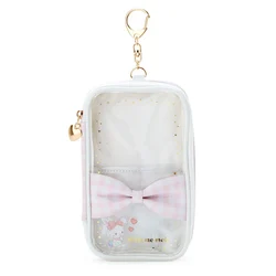 Wish Me Mell Cute Storage Bag Keychain Transparent Clear Cosmetic Makeup Bags Organizer Cartoon Anime Kawaii Pencil Case