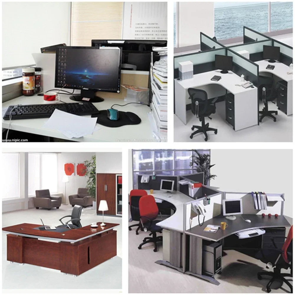 1Pcs Desk Threading Box Rectangular Desk Threading Box Outlet Hole Cover Desk Wire Hole Cover