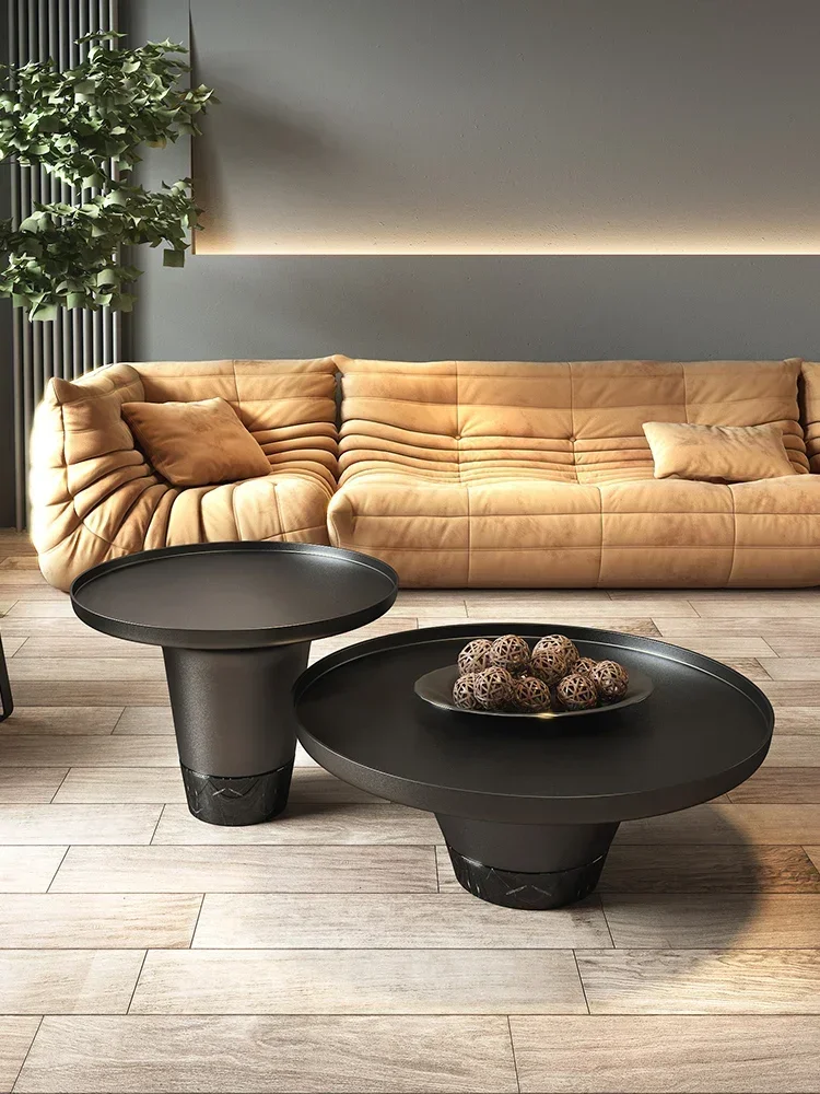 About Light Luxury Coffee Table Size round Combination Creative Furniture