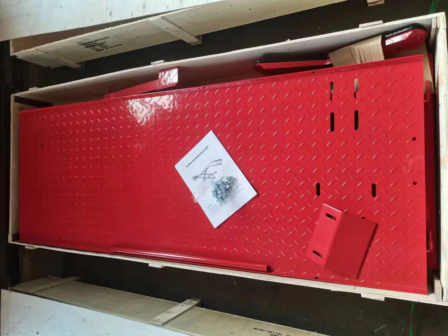 OEM 1000LB CE Pneumatische Hydraulische Motorfiets Lift 450KG Motorfiets Schaar Lifter Staal Motorfiets Reparatie Luchtheftafel