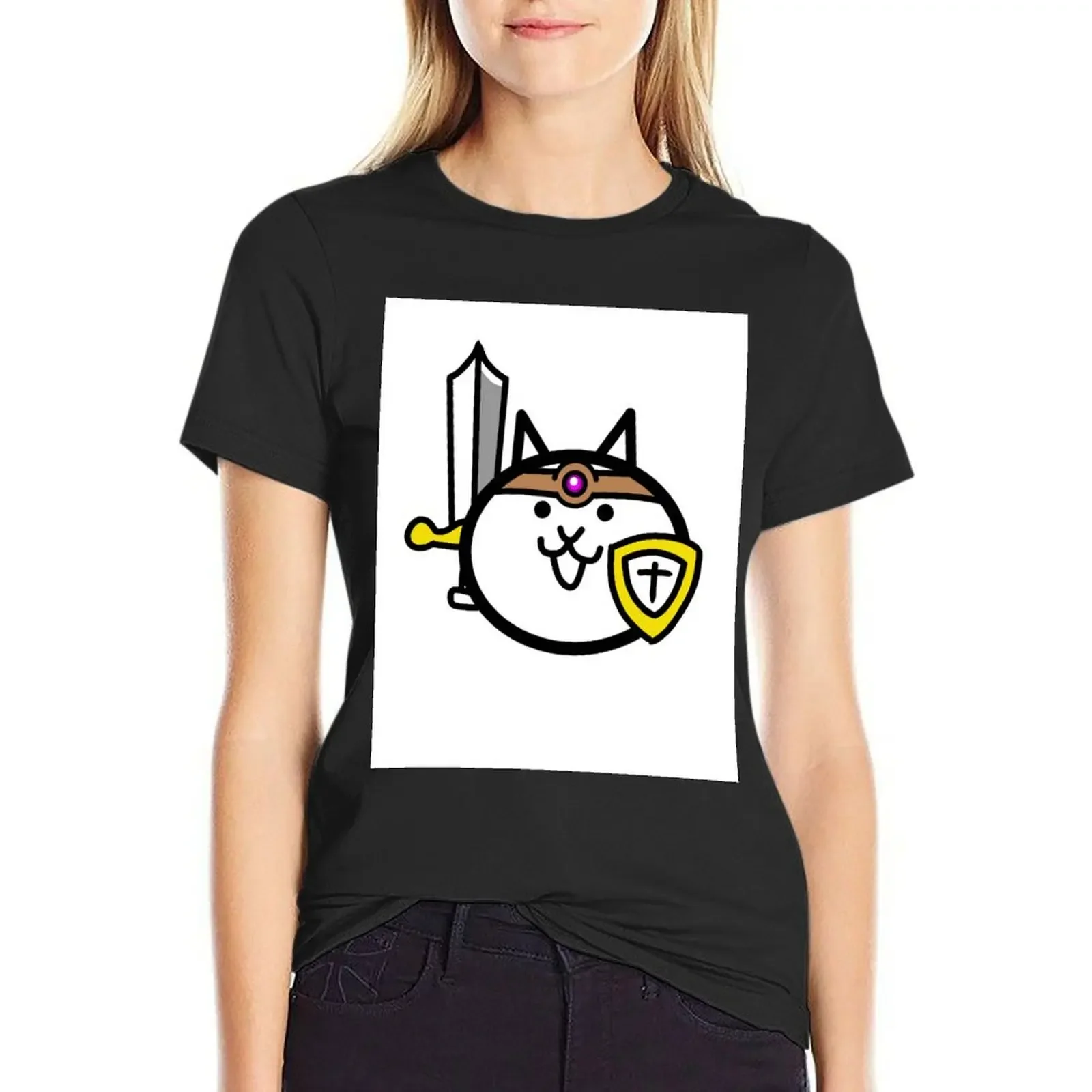 

Brave Cat T-Shirt sublime hippie clothes summer clothes T-shirt Women
