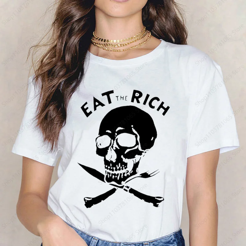 المرأة مسدسات الجنس طباعة تي شيرت ، ملابس قصيرة الأكمام ، عارضة 90s الأزياء الكرتون الملابس ، الفتيات أعلى