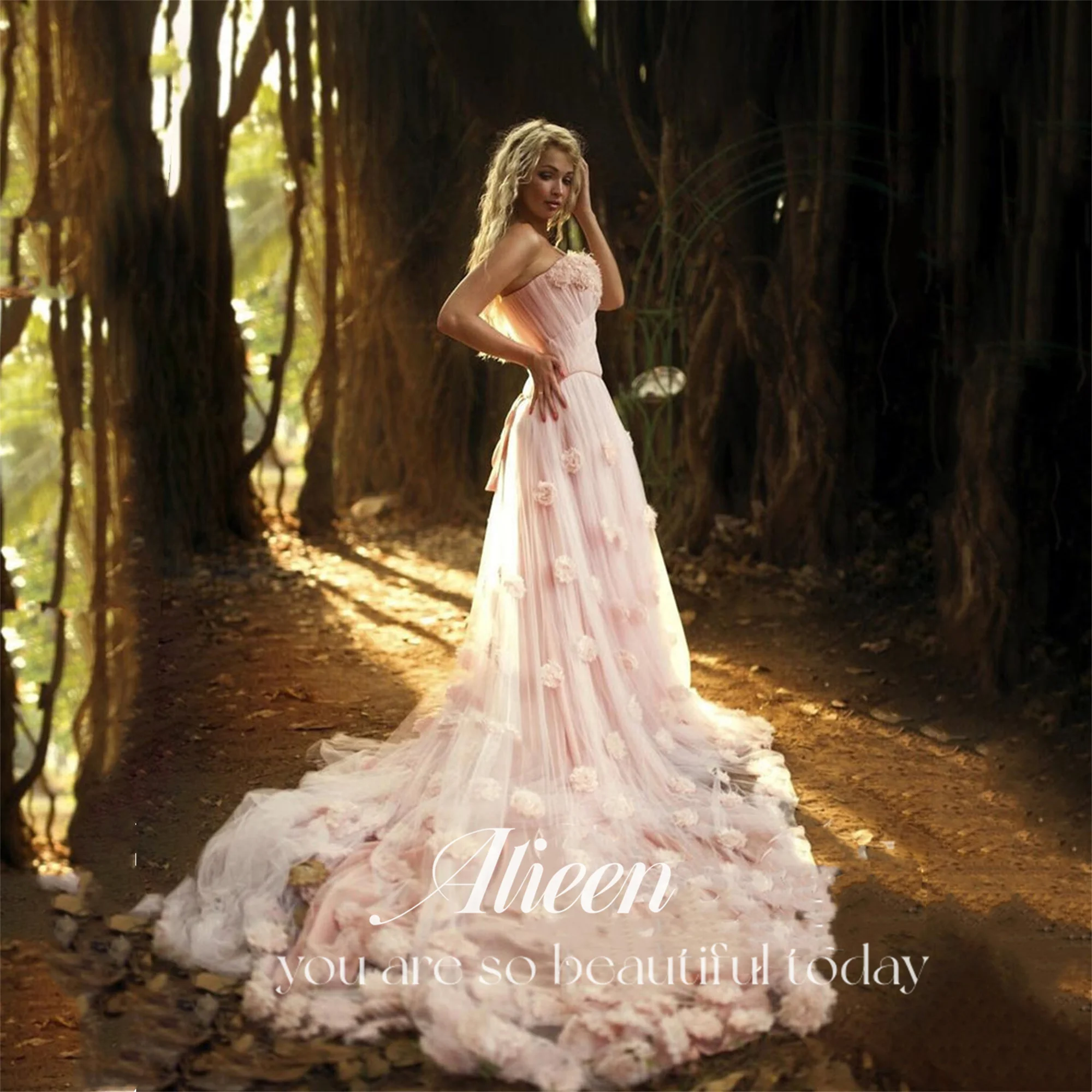 

Aileen Customized New in Dresses for Special Occasions Women's Evening Party Dresses Pink Women's Luxury Evening Dress Brand