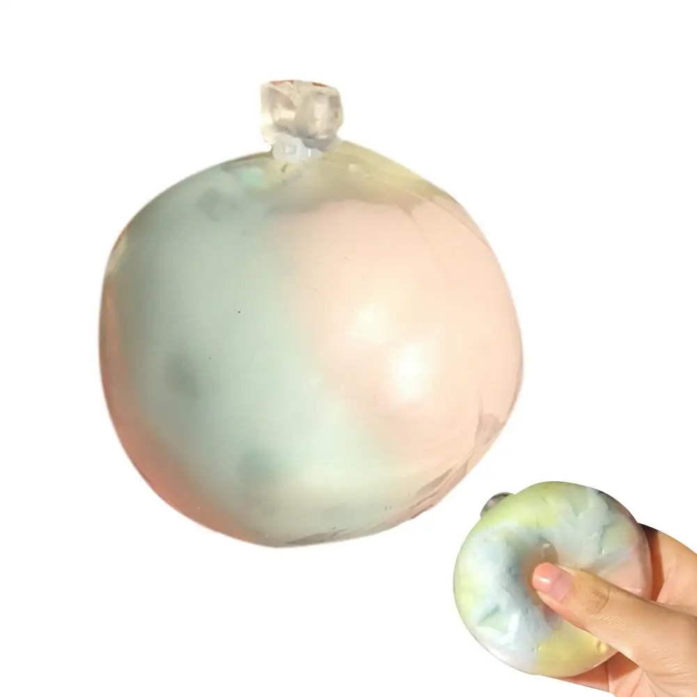 Squishy Stressbälle mit langsamem Rückprall, Wachs-Haut-Quetschspielzeug, sensorisches Fidget-Spielzeug, beruhigend und stresslindernd für Erwachsene, Partygeschenke S