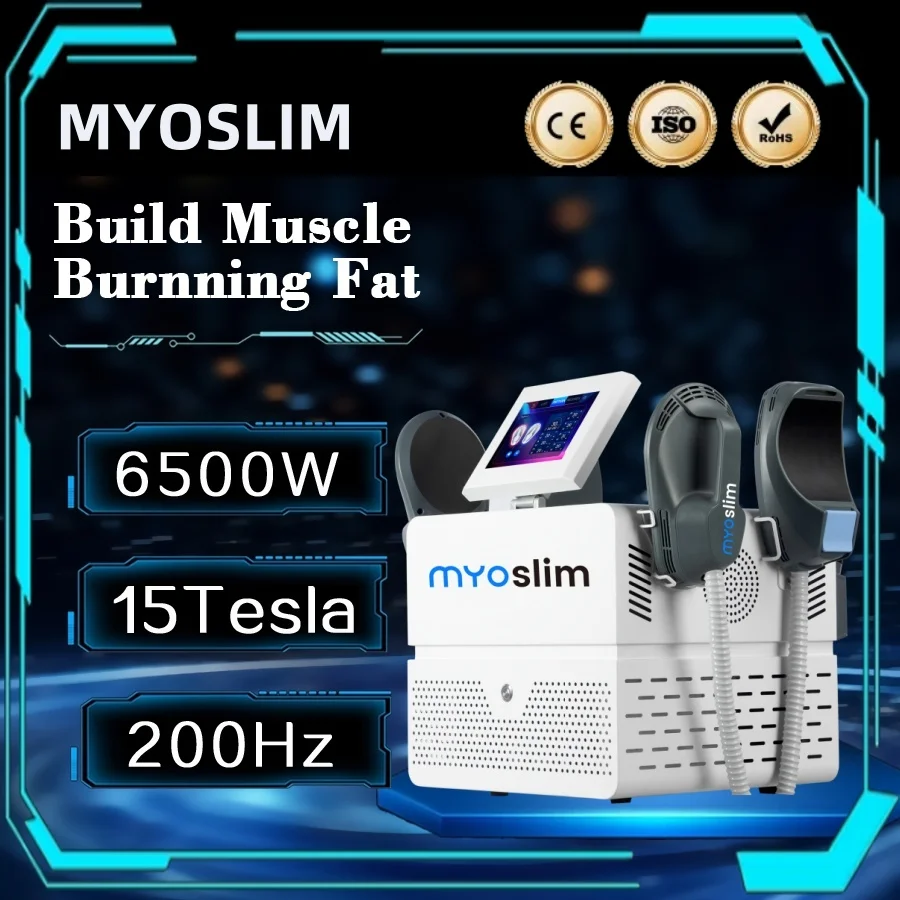 

2025Professional Upgrade MYOSLIM RF Machine EMS Body Slim Muscle Stimulation Pro Ultra Sculpt Lose Weight6500W