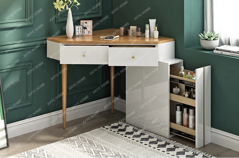 Flip Dresser Bedroom Lift the Lid Dresser Economical Small Apartment Makeup Table