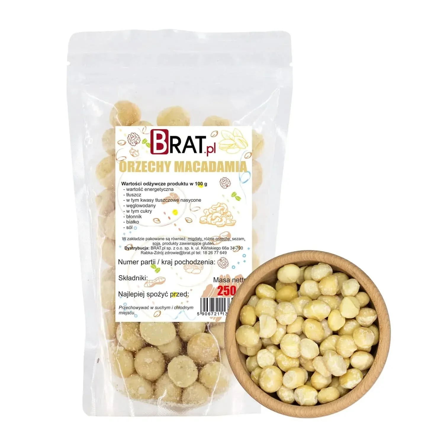 Macadamia nuts 250g