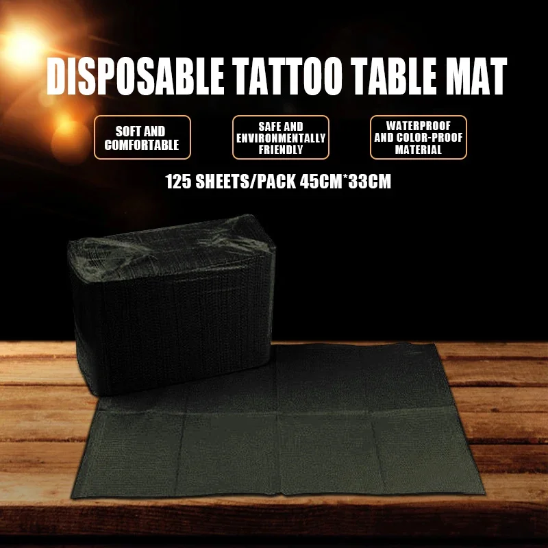 125Pcs Tattoo Clean Pad LASTJUDG Waterproof Tattoo Clean Pad For Permanent Makeup Tattoo Accessories Professional Tattoo Supplie