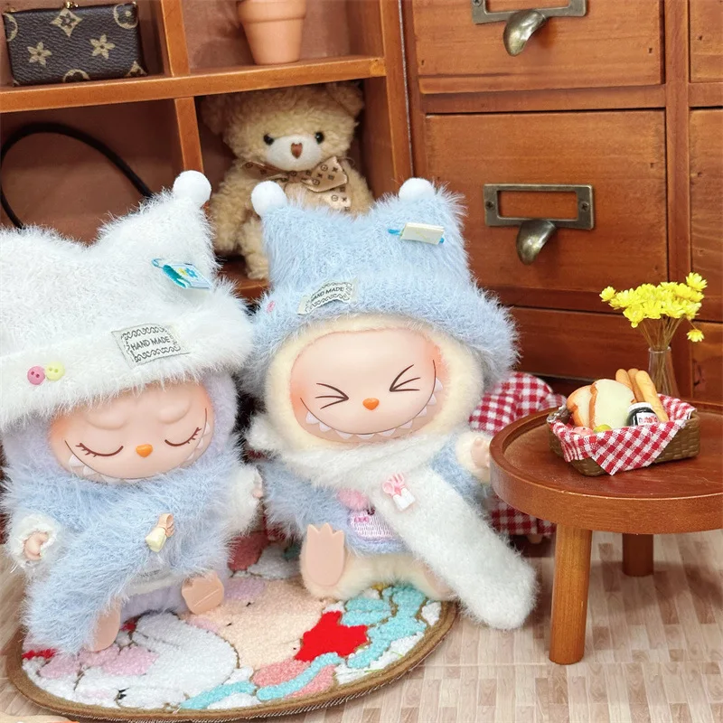 

One and two generations of labubu clothes 17cm Labubu sitting party Labubu replacement clothing