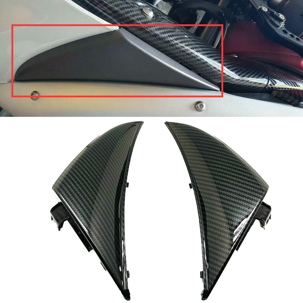 2pcs Carbon Fiber Air Dash Intake Cover Fairing Panels For YZF R1 2009-13 Air Dash Intake Cover Fairing Panel