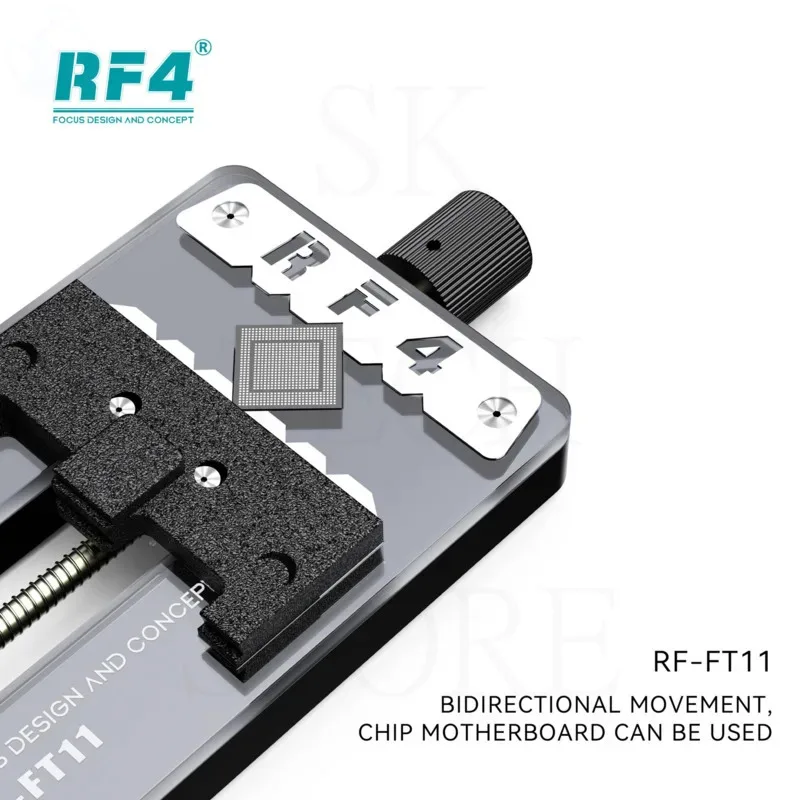 RF4 FT11 Mobile PCB Clamp, Motherboard Fixture, Chip, CPU, Operação IC, Resistente à Temperatura, Fixação