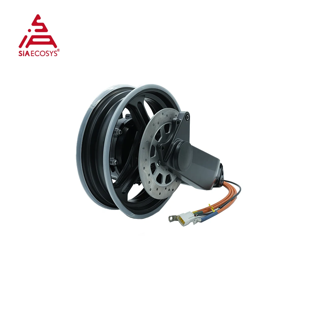 QSMOTOR X155-36H 5000W PMSM Hairpin Side Mount Motor 6100RPM with Encoder IP67 for E-Motorcycle