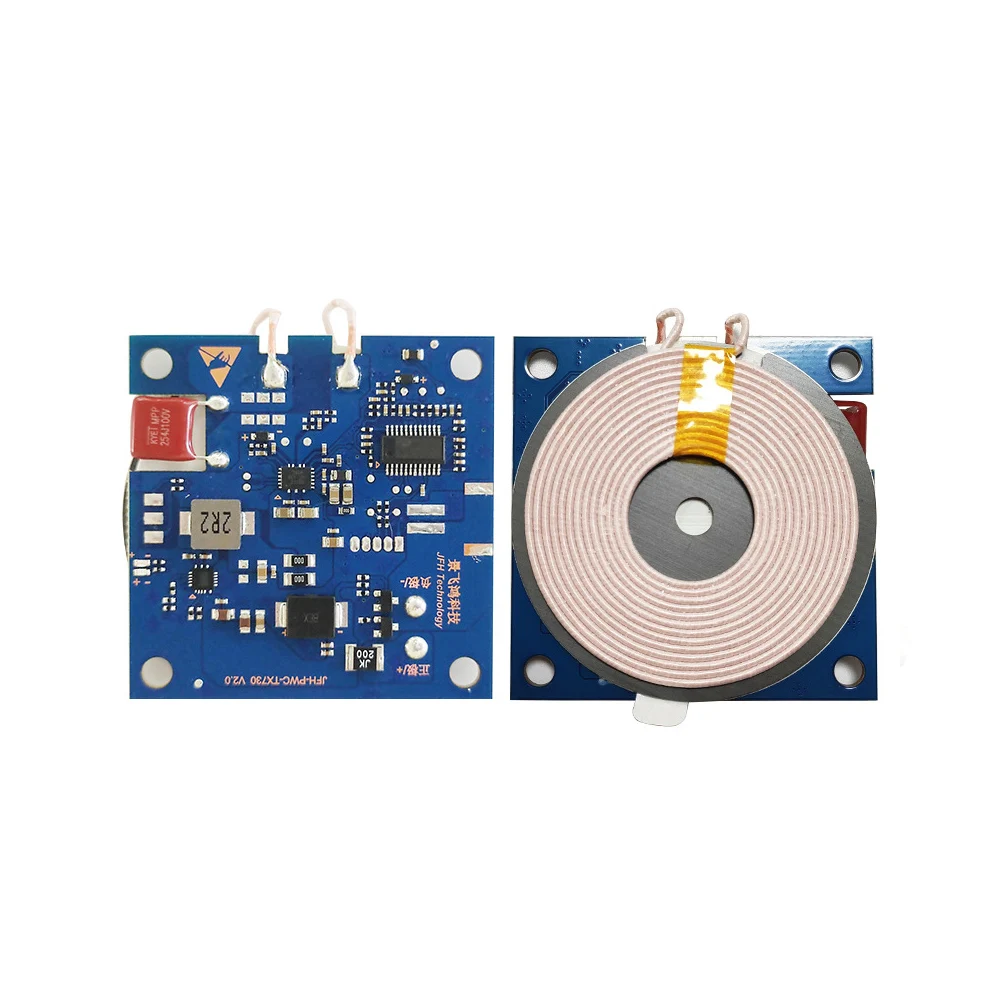 5 pezzi OEM 5W10W/15W/20W modulo caricabatterie wireless ricarica wireless magnetica PCBA trasmettitore ricevitore bobina caricabatterie wireless Trans