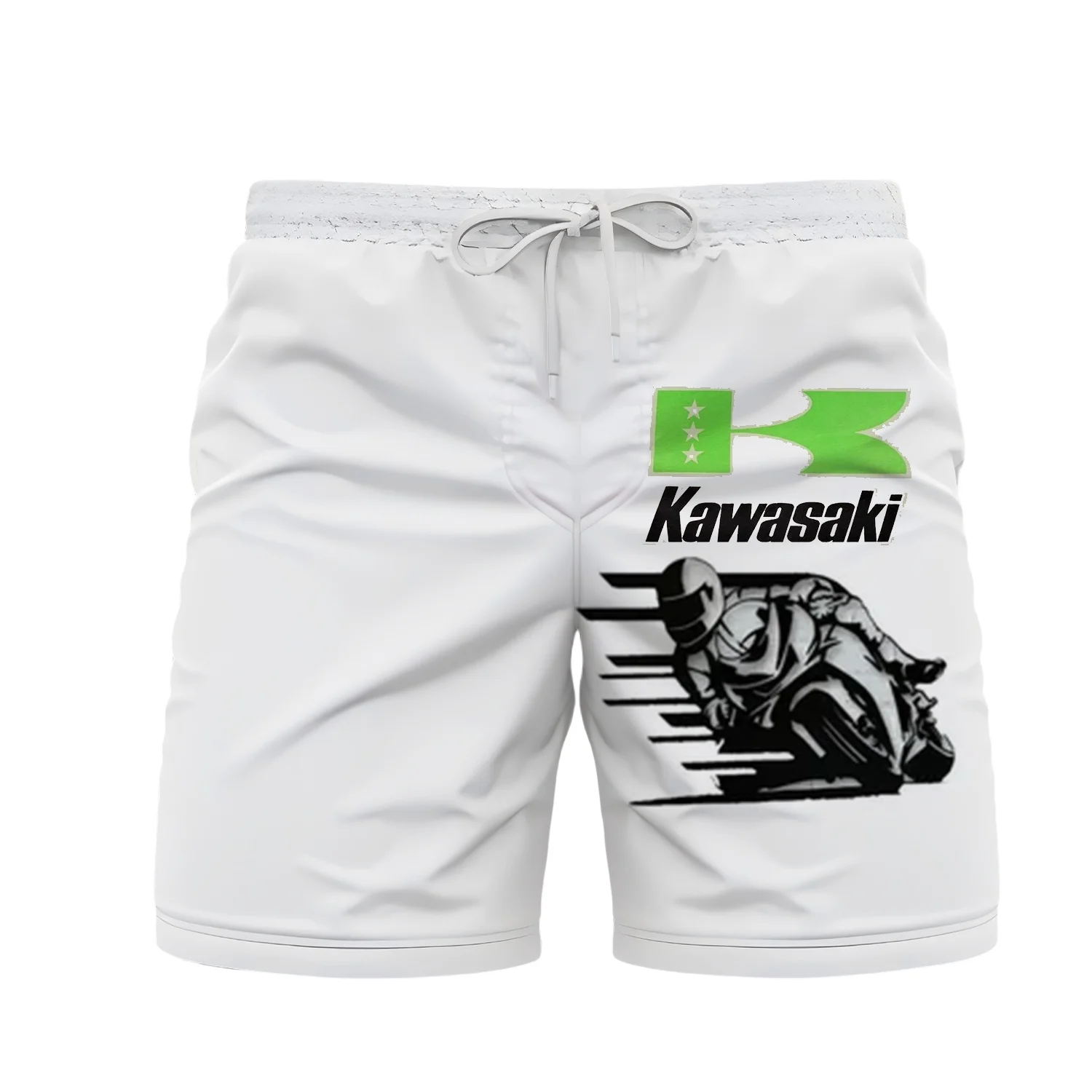

Summer Outdoor Sports Trend Fast Drying Breathable Kawasaki Motorcycle Shorts Thin Motorcycle Sports Comfortable Cool Shorts