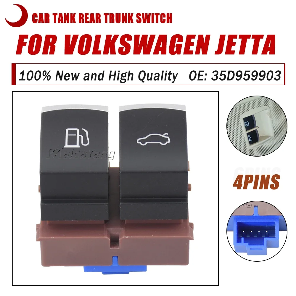 Gas Fuel Tank Trunk Release Open Switch For Volkswagen VW Tiguan Jetta MK5 Mk6 Passat B6 EOS 3C0959903B Replacement Parts