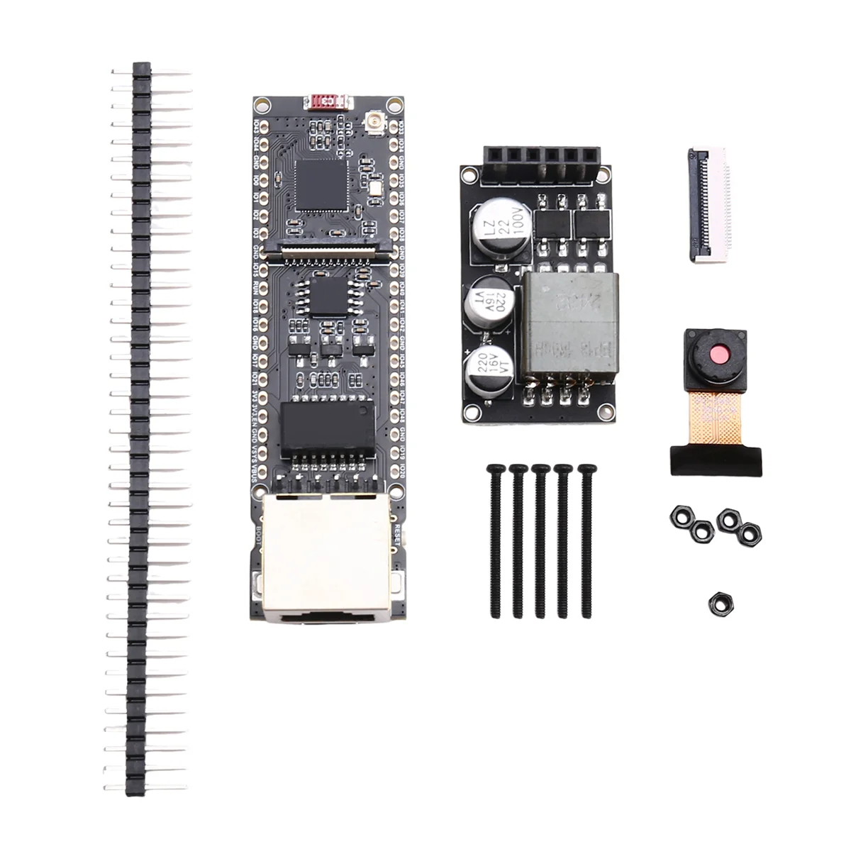 ESP32-S3 ETH Cam Ethernet Development Board PoE SD Camera