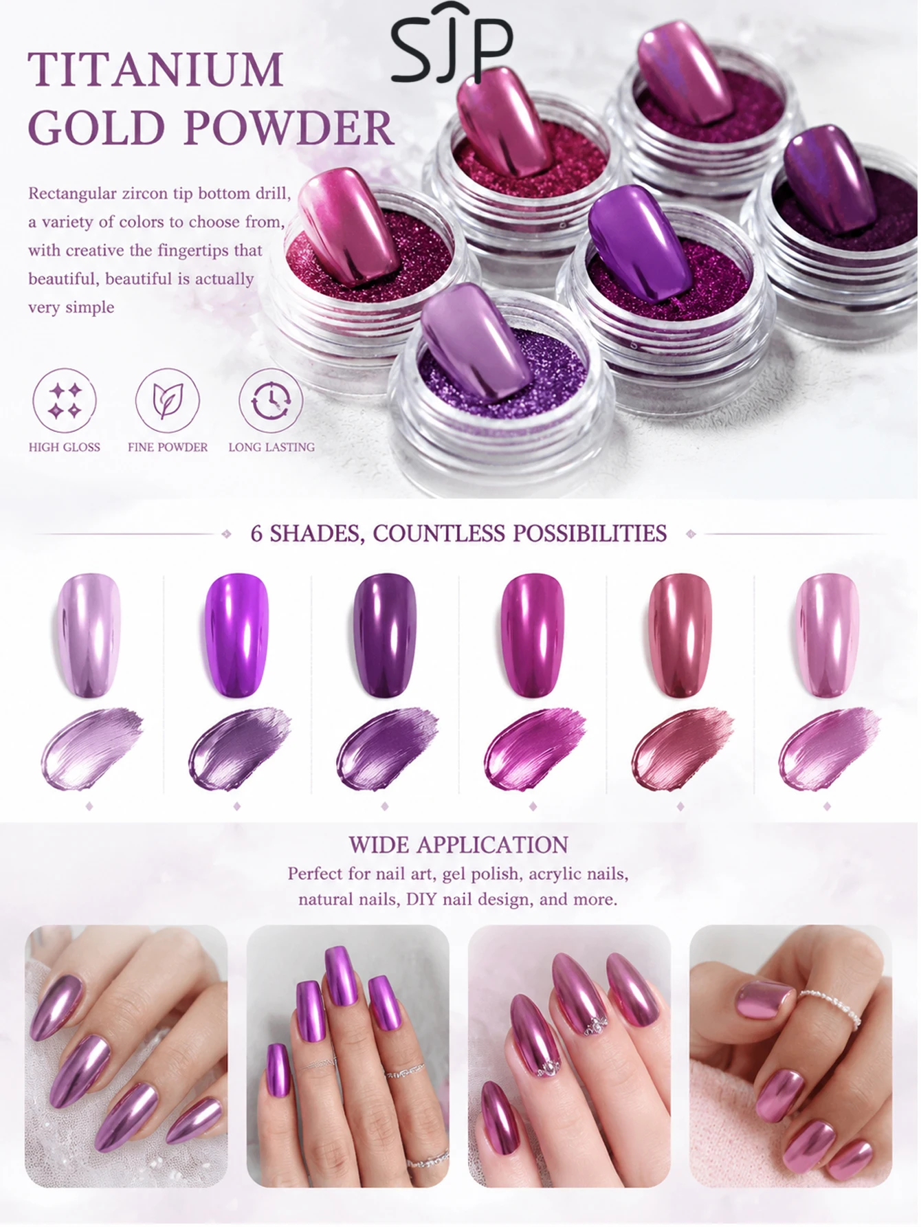 6-piece Electric Purple Series - Resin Glitter Pack review and price