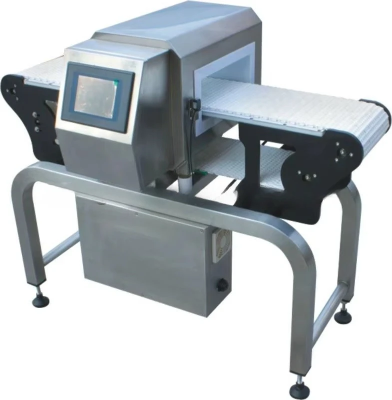 High-Tech Industrial Touch Screen Belt Conveyor Metal Detector for Frozen Food and Meat Inspection