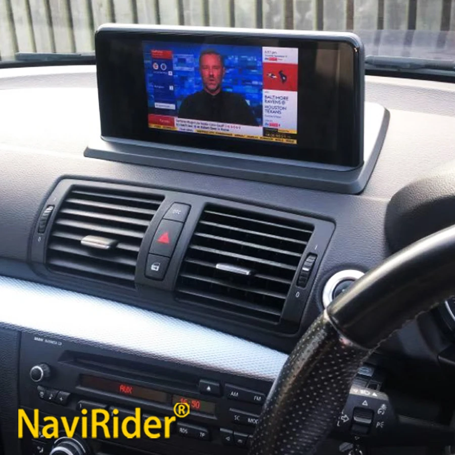 RHD LHD 10.25 "لاسلكي CarPlay أندرويد السيارات سيارة مشغل وسائط متعددة لسيارات BMW 1 سلسلة E81 E82 118 رئيس وحدة شاشة عرض الشاشة