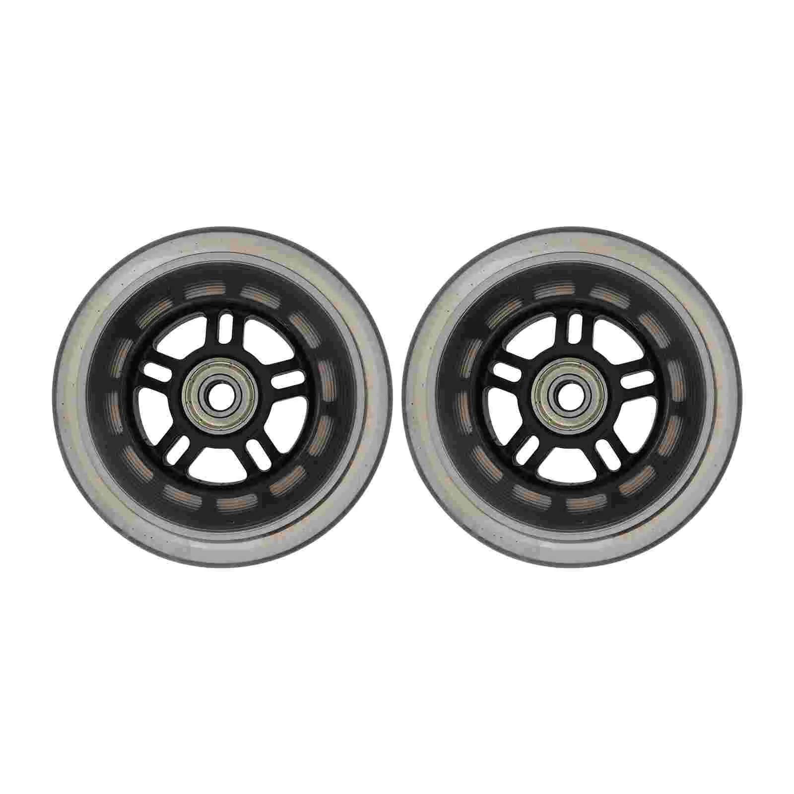 1 Pair Scooter Wheels Mute Replacement Wheels For Luggage Suitcase Car scooter replacement wheels