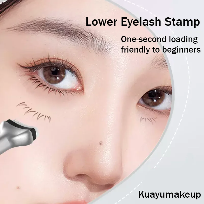 Dezone Lower Eyelash Stamp Maquillage Professionnelle Eyelash Seal Eyeliner Pen Waterproof And Sweat Proof Eye Liner 2 In 1