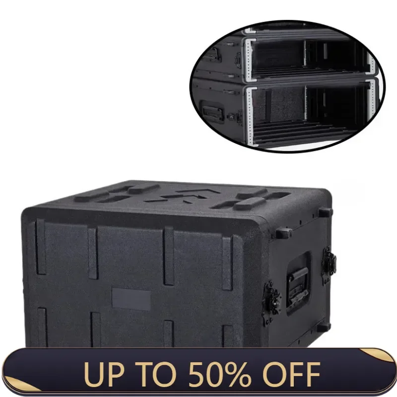 PE Plastic Professional Tool Box Organizer Stage Equipment Cabinet Audio Amplifier Portable Tool Box Shockproof Tools Packaging