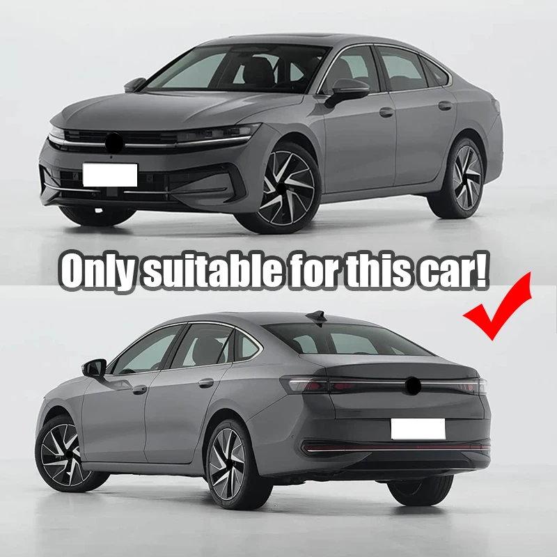 ABS material front bumper crash frame exterior modification parts For Volkswagen Passat B9 Sedan 2025 2026 Middle East version view 2