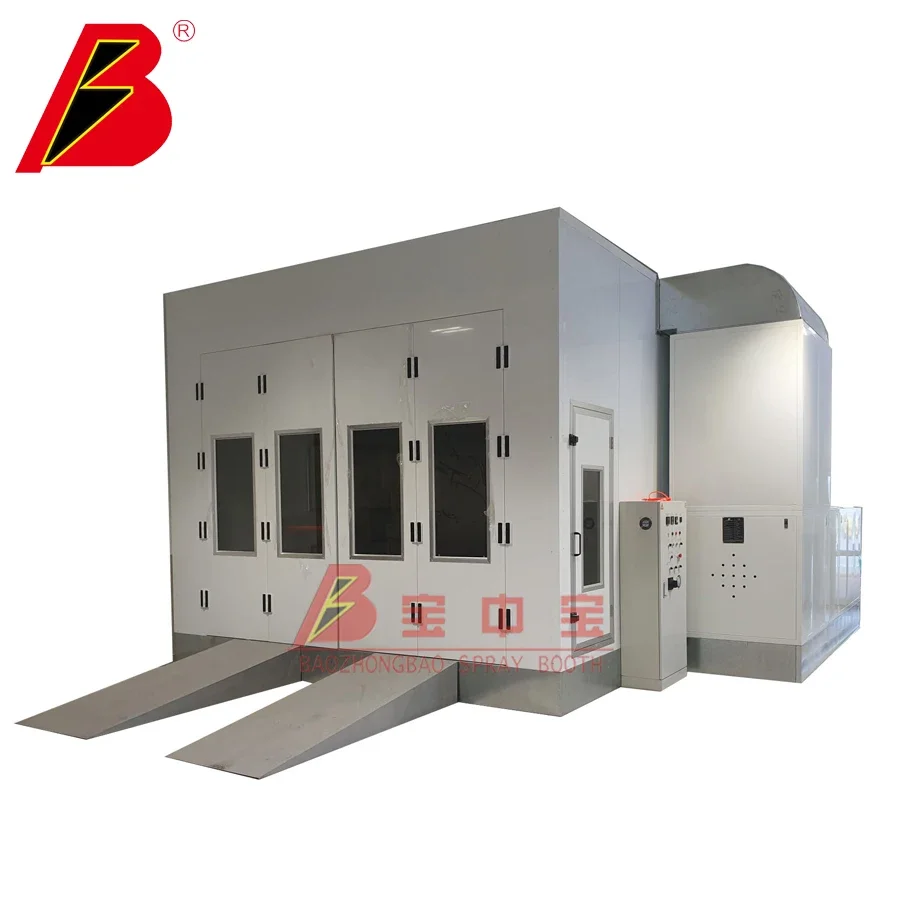 factory Automotive Painting Spray Booth Car Spray Booth painting Booth Oven with Diesel/Gas Heating