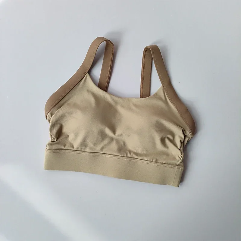 Hochintensives, nahtloses Cross-Back-Yoga-Set mit integrierten Sport-BHs und hochtaillierten, hüfthebenden Fitness-Leggings – Detail 10