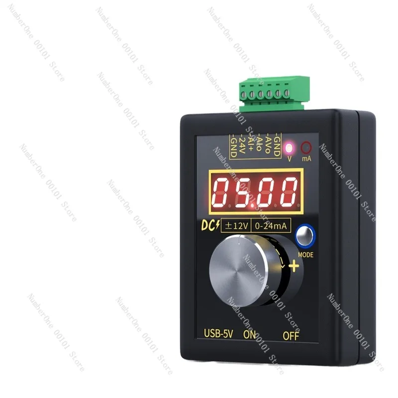 

High Precision Handheld Positive and Negative 0-12V/0-4-24mA Voltage Current Signal Generator Analog Source Calibrator