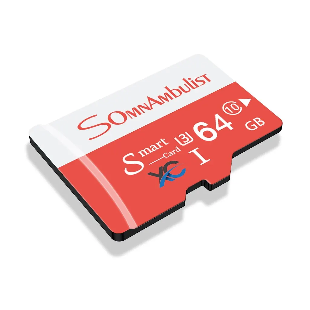 SomnAmbulist 64GB High Speed C10 U3 Memory Card V30 For Drones Cameras Surveillance Devices TF Card 64GB A1 Mini TF Card