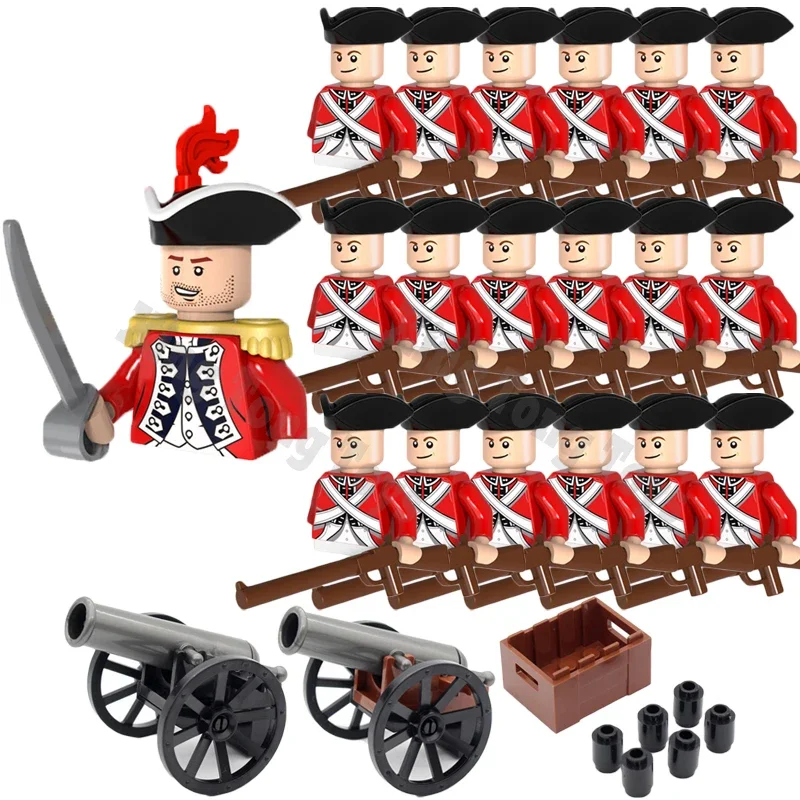 Medieval Military Building Blocks Napoleonic War Imperial Governor General Official French British Russia Marshal Soldiers Brick