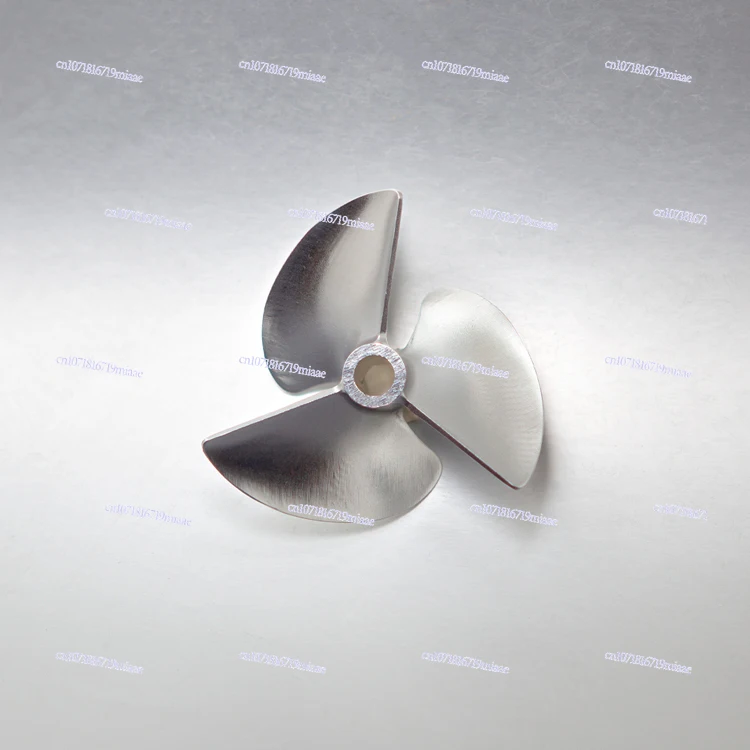 CNC aluminum alloy three-blade propeller 40-59mm pitch 1.4 positive and negative propeller model propeller spare parts