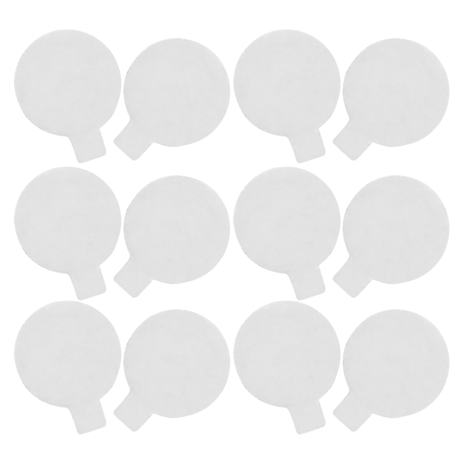 100Pcs Double-Sided Nano Adhesive Circle Labels Removable Round Dot Stickers for Coding Organization Sealing Gift Wrap