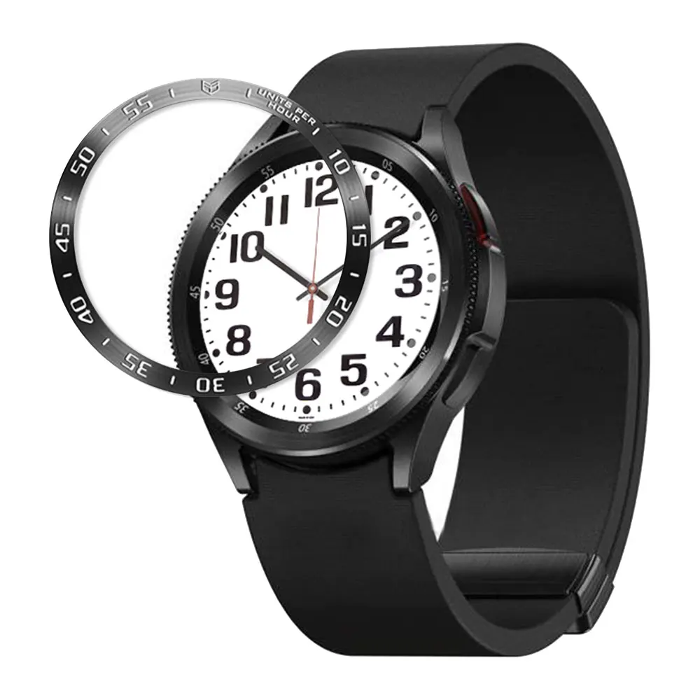 Funda protectora de acero inoxidable para reloj inteligente, cubierta de anillo de bisel para Samsung Galaxy Watch 6 Classic, 43MM, 47MM, 40 44