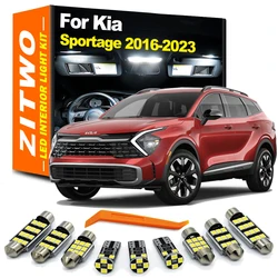 ZITWO 11Pcs Canbus For Kia Sportage 4 5 MK4 MK5 2016- 2019 2020 2021 2022 2023 LED Bulb Interior Dome Reading Plate Light Kit