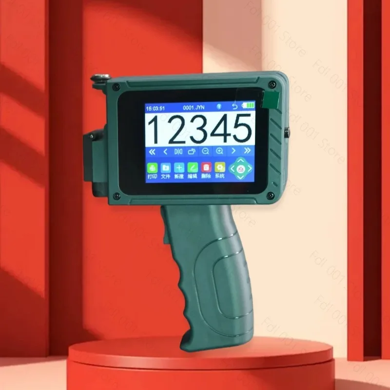 Unencrypted handheld mini inkjet printer production date barcode QR code coding line ink cartridge