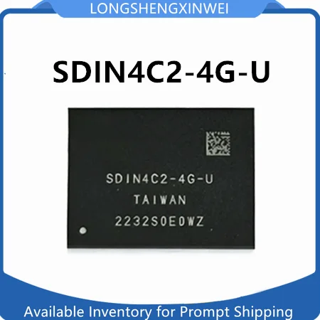 1PCS New Original SDIN4C2-4G-U BGA169 Car Navigation Central Control Computer Board EMMC Flash Memory in Stock