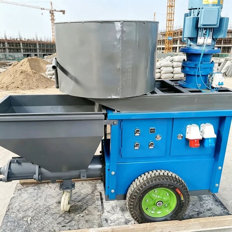 

Customized Automatic Mortar Spraying Machine Cement Spraying Equipment For Building Wall Plastering High Efficiency