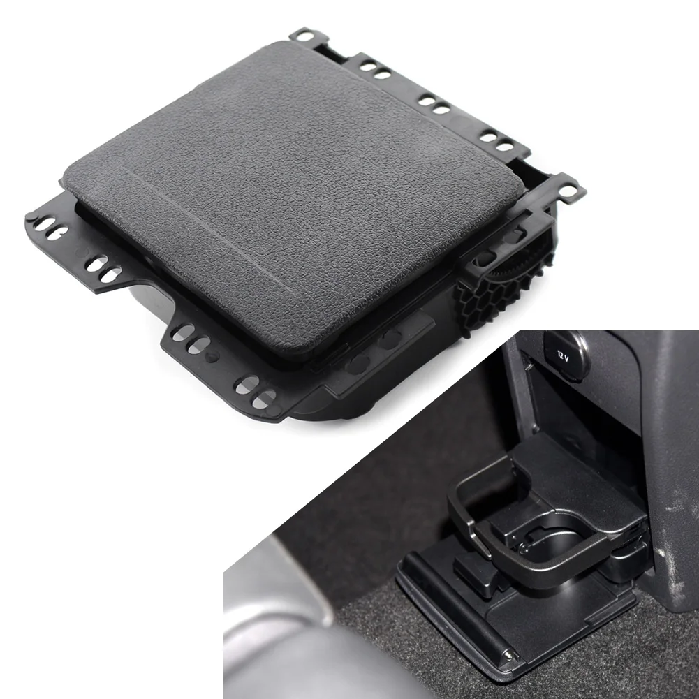 Auto Cup Holder Folding Multifunctional Drinks Holder For Volkswagen Tiguan 5N ABS Plastic Black Car Accessories 7N0862533