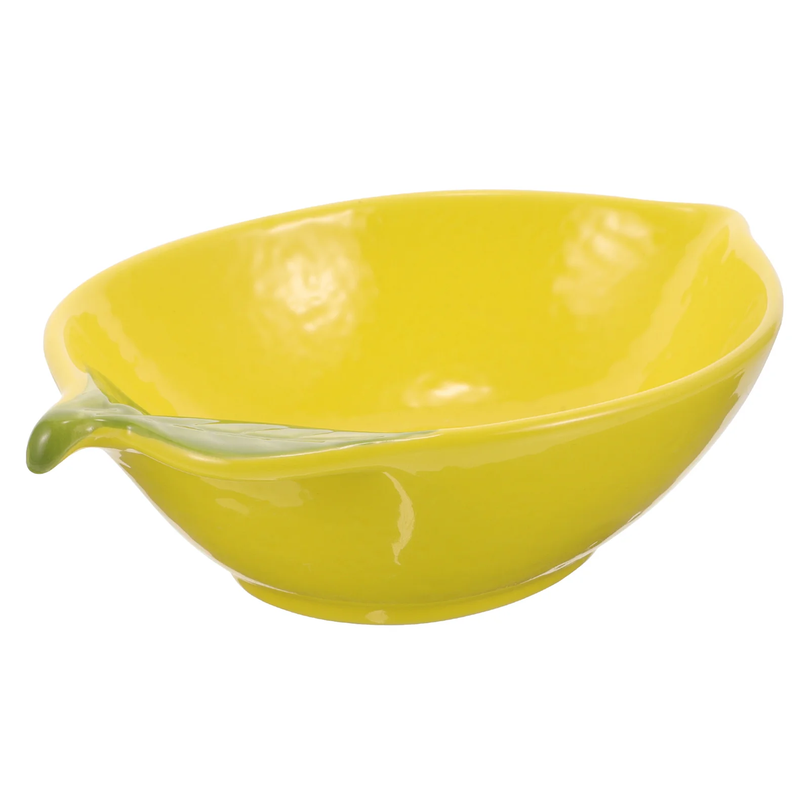 

Adorable Lemon Design Ceramic Bowl Small Dessert Salad Fruit Bowl Creative Kitchen Gadgets for Casual Gathering
