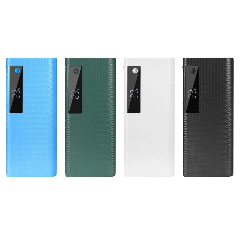 Новинка 2022, 5 слотов, внешний аккумулятор 21700 для самостоятельной сборки, внешний аккумулятор 21700, чехол для аккумулятора QC3.0, быстрая зарядка, ЖК-дисплей, чехол для внешнего аккумулятора