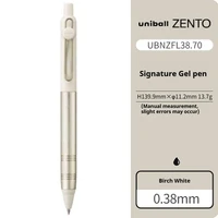 Mitsubishi Uni Ultimate Signature Pen, bolígrafo de gel de metal retráctil ZENTO con tinta ultrasuave, sensación lujosa, herramientas de escritura útiles