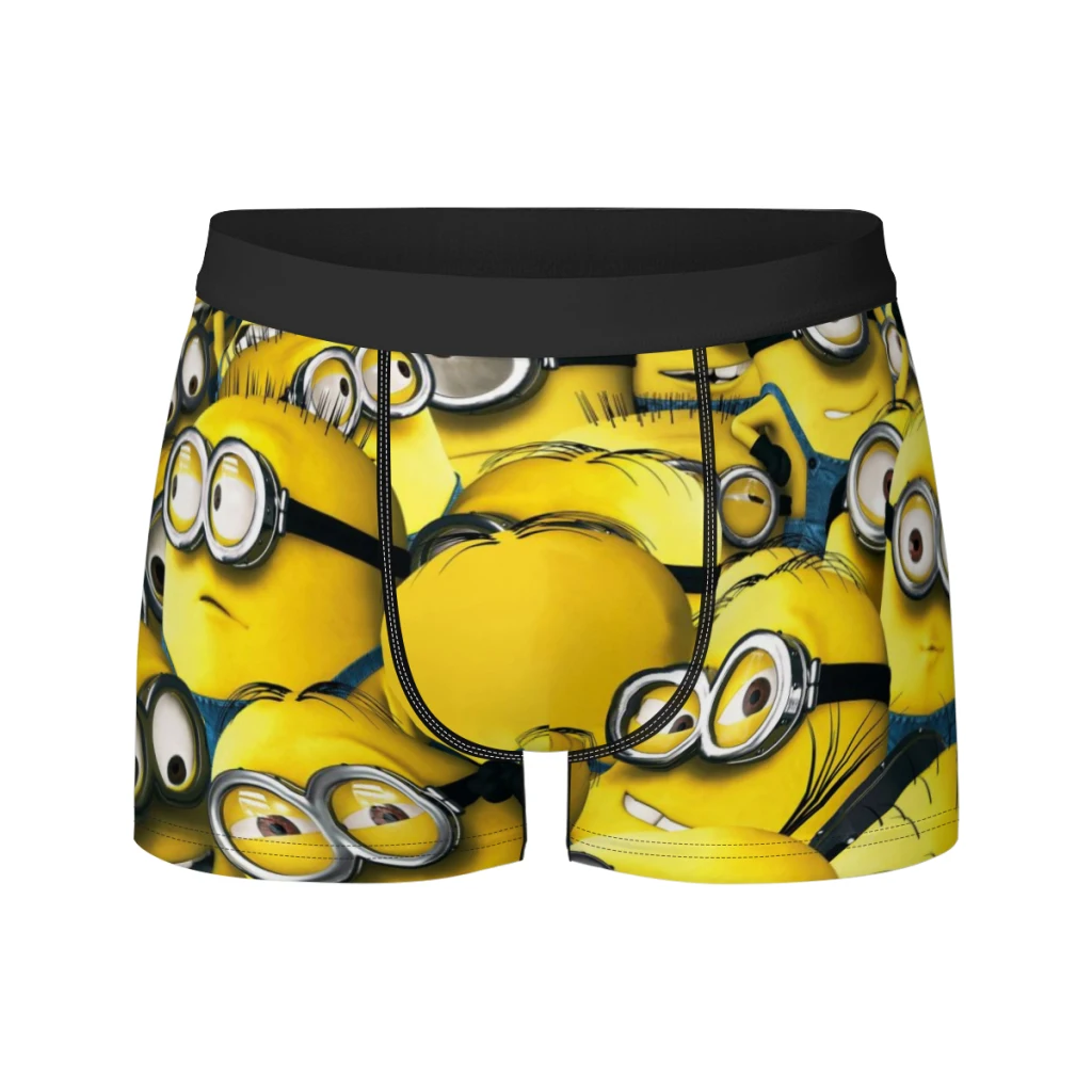 

M-Minions Men Underpants Man Breathable Boxer Shorts Men's Panties Underwear Gift