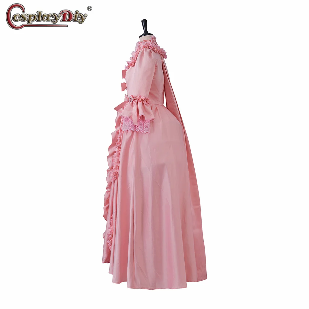 Marie Antoinette Robe une La Francaise 18ème siècle Rococo rose historique Robe de bal sac dos Robe Baroque Robe costume