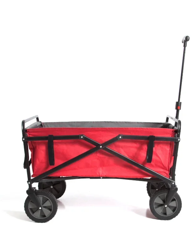 Mini Camping Trolley Folding Wagon Carts Foldable Outdoor Wagon 3 Years 4 Pcs 51x57x90cm Four-wheel Enclosed 1pc/ctn 100pcs W007