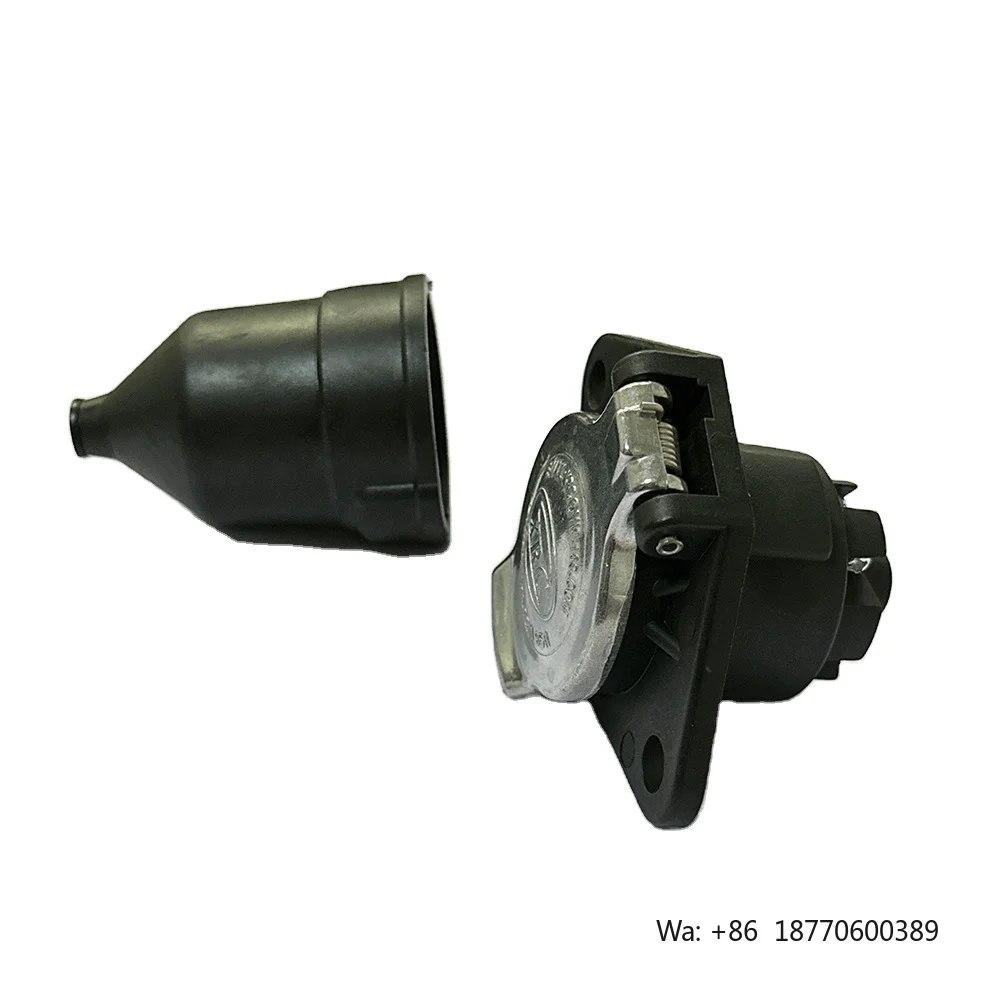 A&J Truck Caravan Accessories-New 7 Pin Trailer Adapter 24V N Type Socket Connector 111218 Wiring Caravans and Trailers